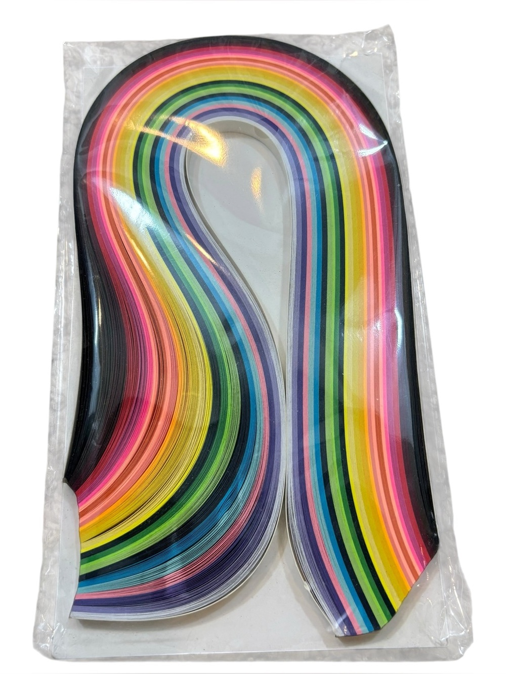 Brand New Multicolor Quilling Paper Strips Set-36Colors 180pcs- Length21inch